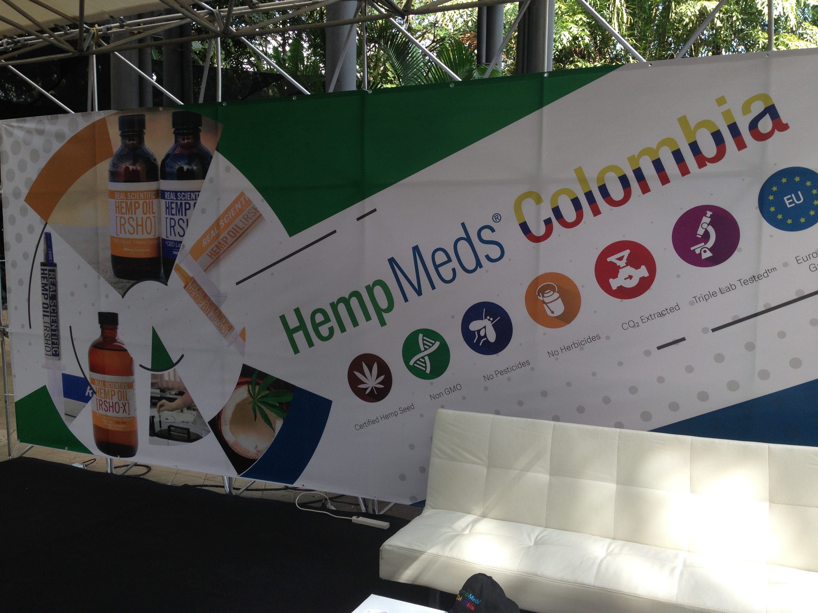 hempmeds colombia expo booth