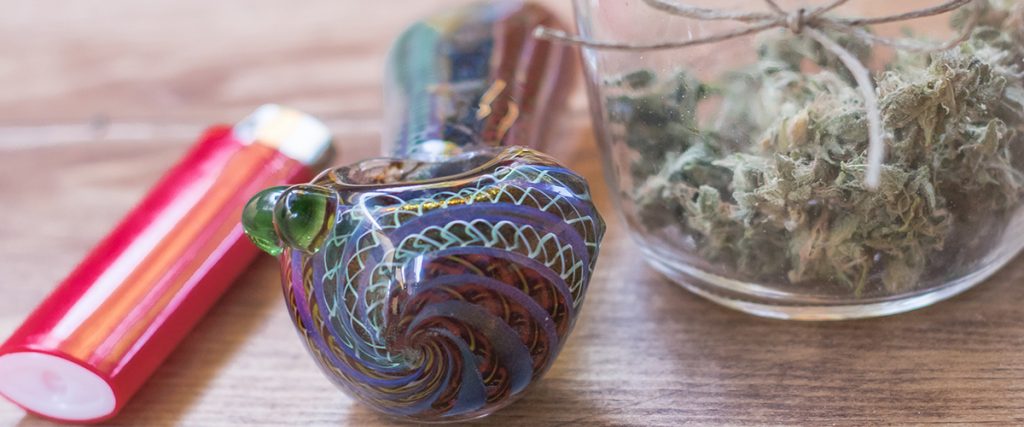 glass bowl marijuana flower