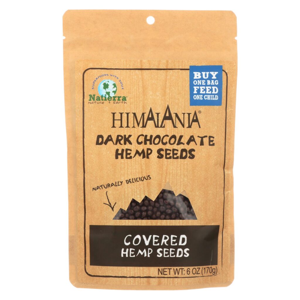 dark chocolate hemp seeds